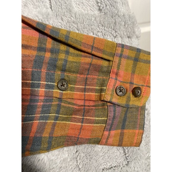 Toad & Co Women's  Re-form Flannel Long Sleeve Shirt Size XL Excellent Condition - Picture 16 of 16